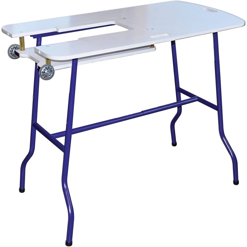 Adjustable Height Foldable Sewing Table for Portable Crafting