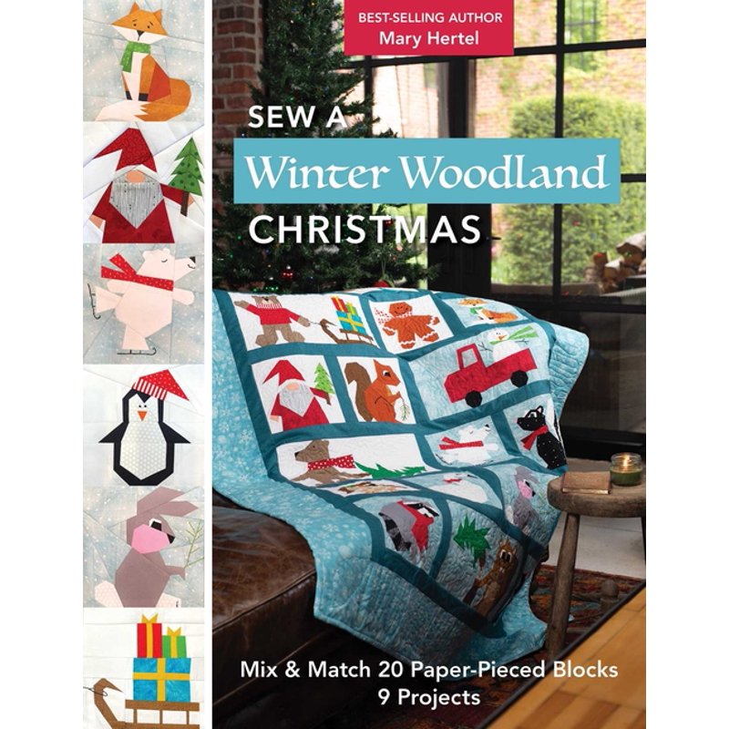 Winter Woodland Paper-Pieced Quilt Blocks & Holiday Projects Kit