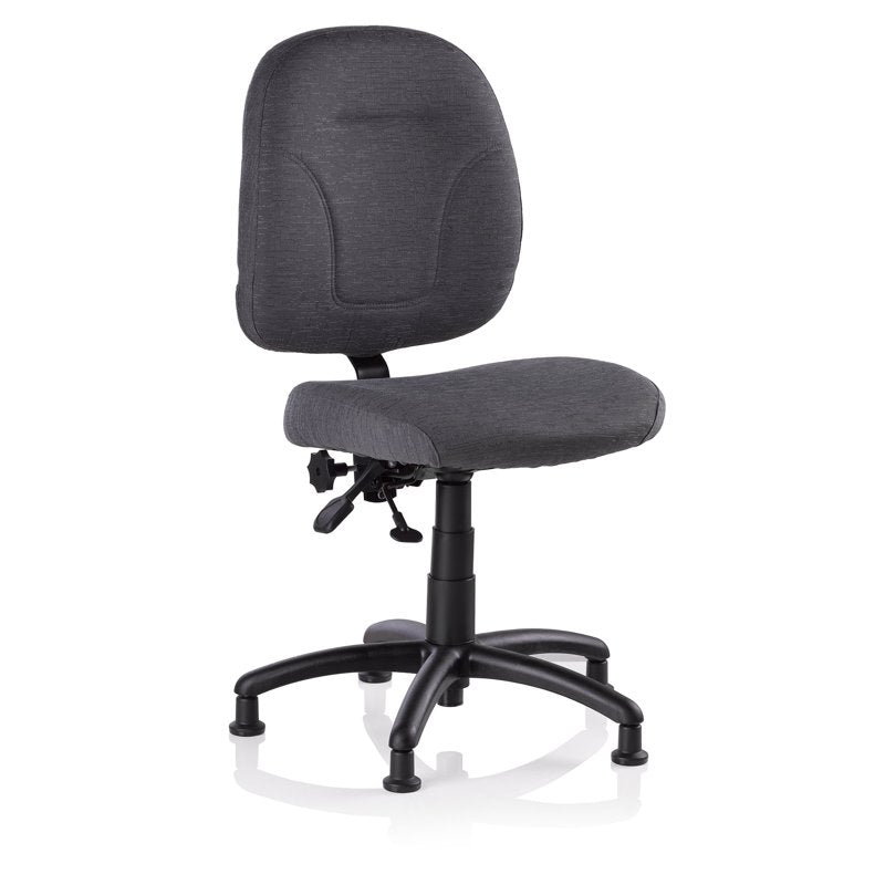 Ergonomic Sewing Chair with Adjustable Height & Backrest - Gray