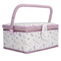 Sewing Basket with Pincushion and Storage Organizer - Portable Home & Outdoor Use