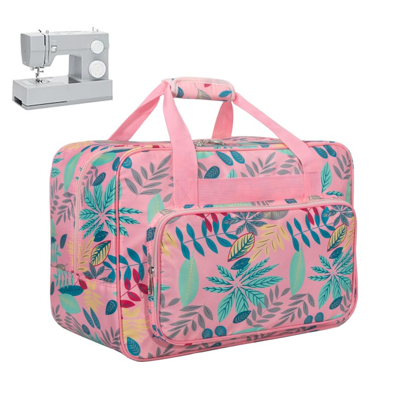 Universal Sewing Machine Carrying Case with Pockets Water-Resistant Organizer