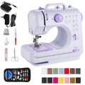 Portable Sewing Machine Kit with 12 Stitch Patterns for Beginners