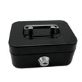 Small Metal Cash Box with Lock for Coins & Kids Toys, Secure Organizer