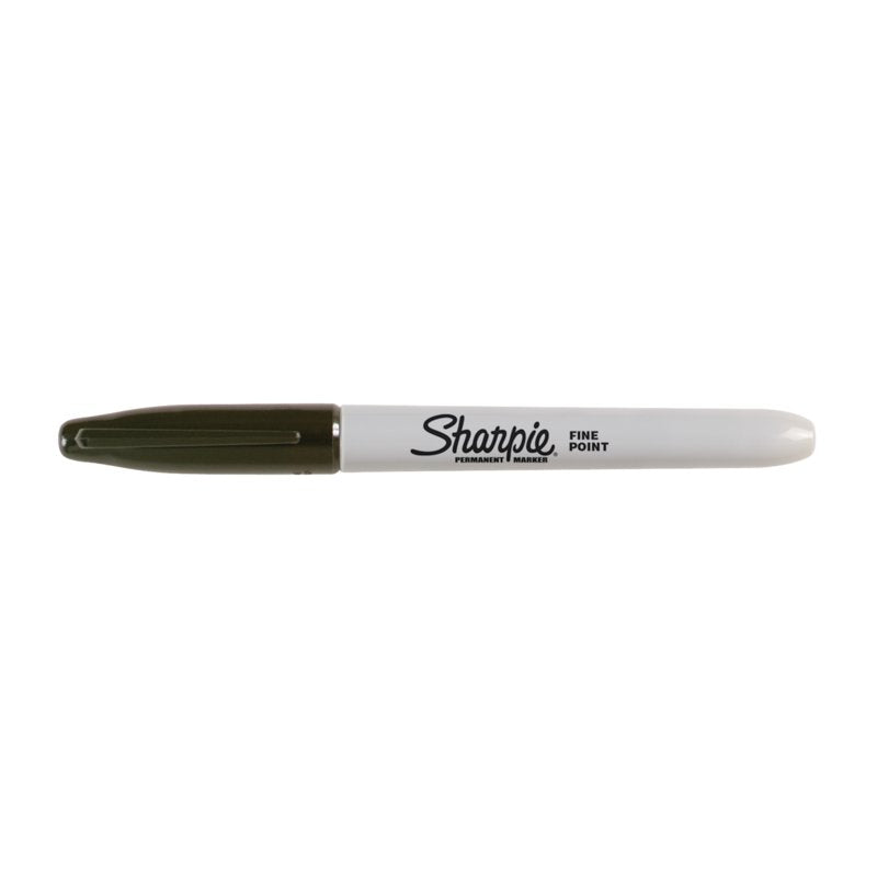 Permanent Fine Point Marker - Black, Quick-Drying & Water-Resistant