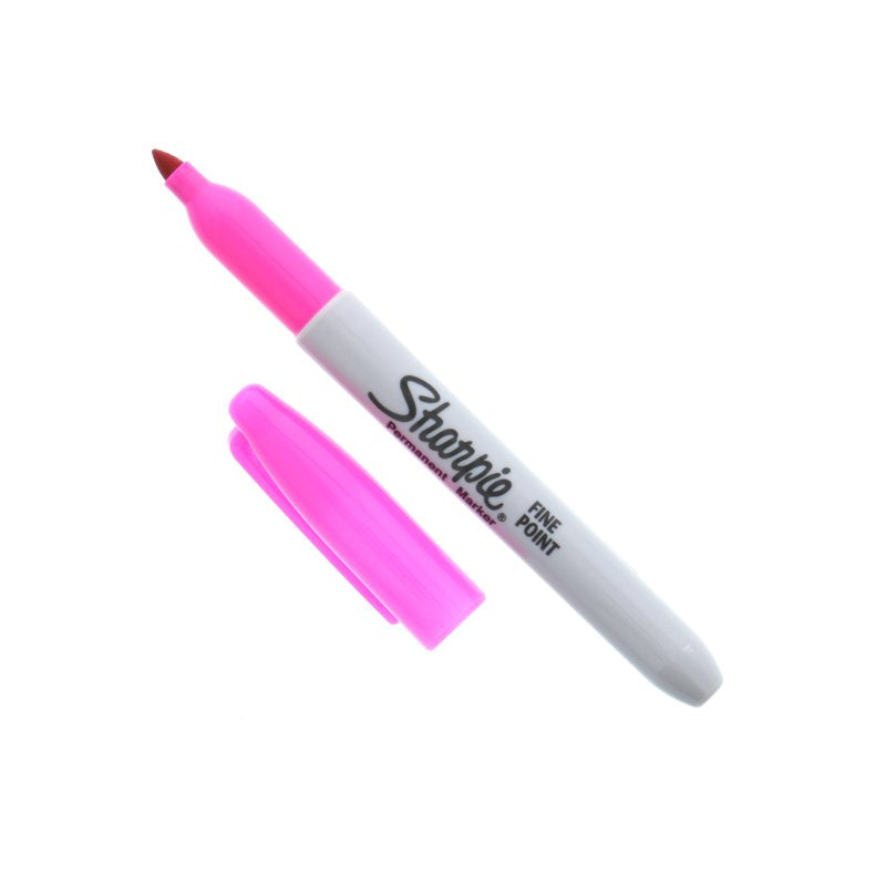 Magenta Fine Point Permanent Marker - Vibrant, Quick-Drying Ink for Most Surfaces