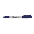 Permanent Marker Navy Blue Fine Point - Waterproof & Quick-Drying