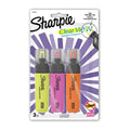 Sharpie Clear View Highlighters, Assorted 3-Count — See-Through Chisel Tip