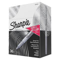 Metallic Permanent Markers Fine Point Silver 36 Pack - Waterproof & Fade-Resistant