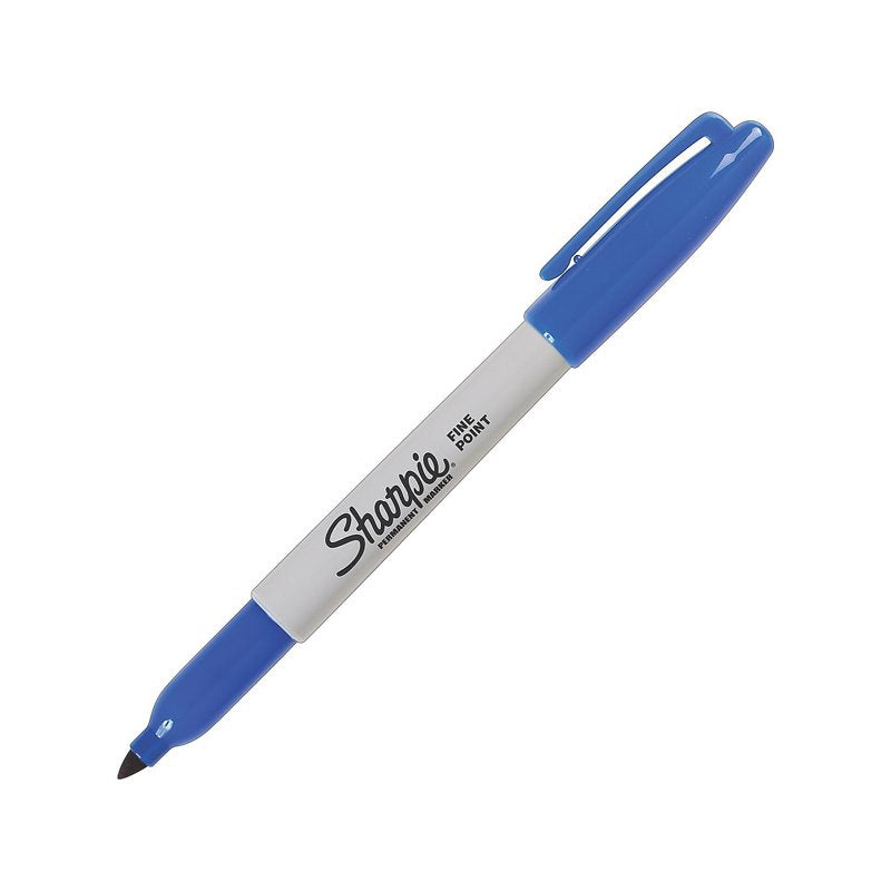 Sharpie Fine Point Permanent Marker - Blue, Quick-Dry, Smudge-Resistant