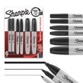 Sharpie Permanent Markers Multi-Tip Pack Black - Fine, Ultra Fine & Chisel Tips