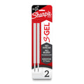 Gel Pen Refills Black Ink Medium Point 0.7mm - 2 Pack