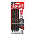Gel Pen Set 0.5mm Fine Point Black Ink - Multi Pack of Sharpie S-Gel Pens