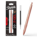Gel Pen with Copper Metal Body and Black Ink – Refillable Writing Instrument