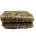 Luxury Faux Fur Fabric Wolf Gray 63" x 2 Yards for Crafts & Home Decor