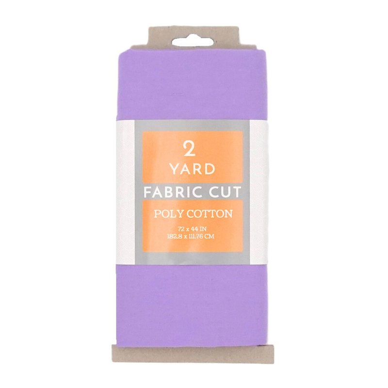 Poly Cotton Fabric 2 Yards - Lavender, 44 Inch Wide for Quilting & Crafts