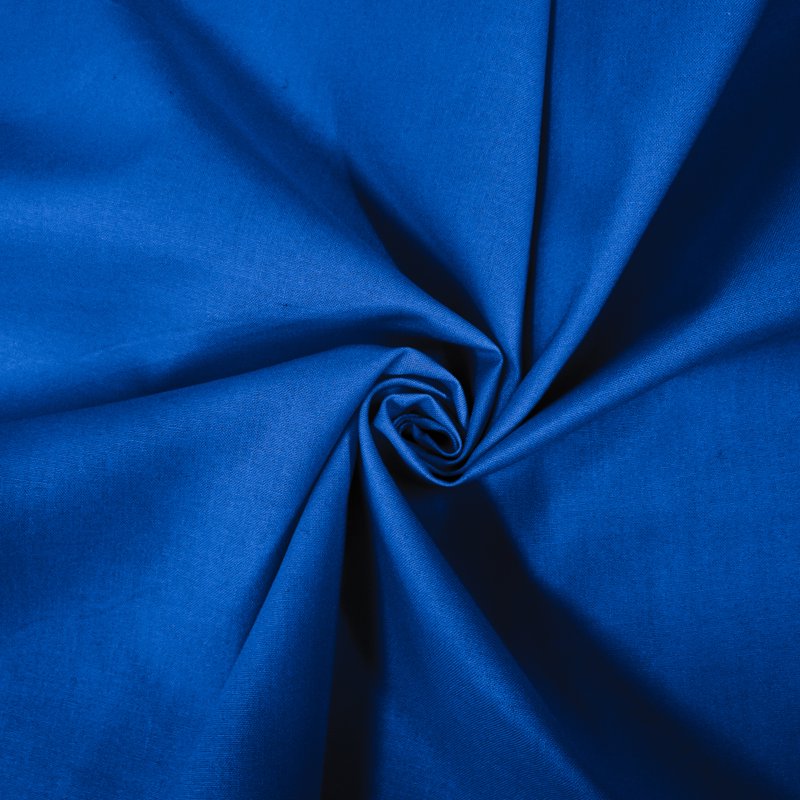 Poly Cotton Fabric 3 Yards for Quilting Craft Sewing - Royal