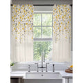 Sheer Curtain Panels 52-96 Inches Long Light Filtering Window Treatment for Living Room & Kitchen