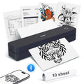 Tattoo Stencil Printer Wireless Thermal Printer with Transfer Paper Kit