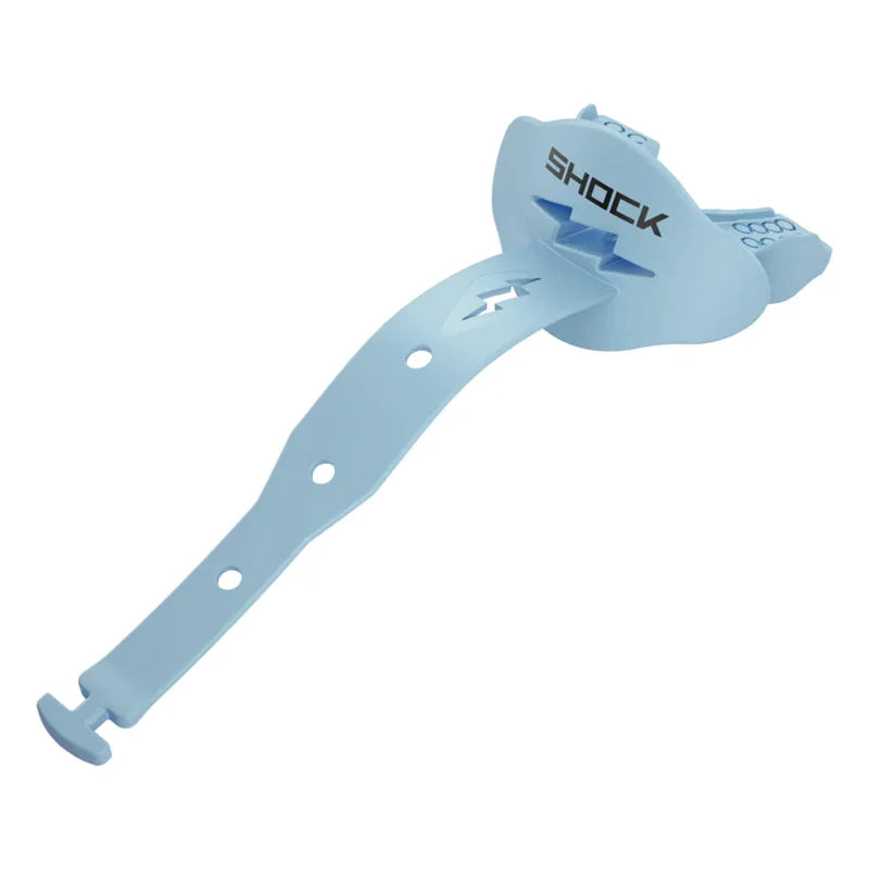 Football Lip Guard - Shock Absorbing Mouthpiece with Secure Helmet Strap