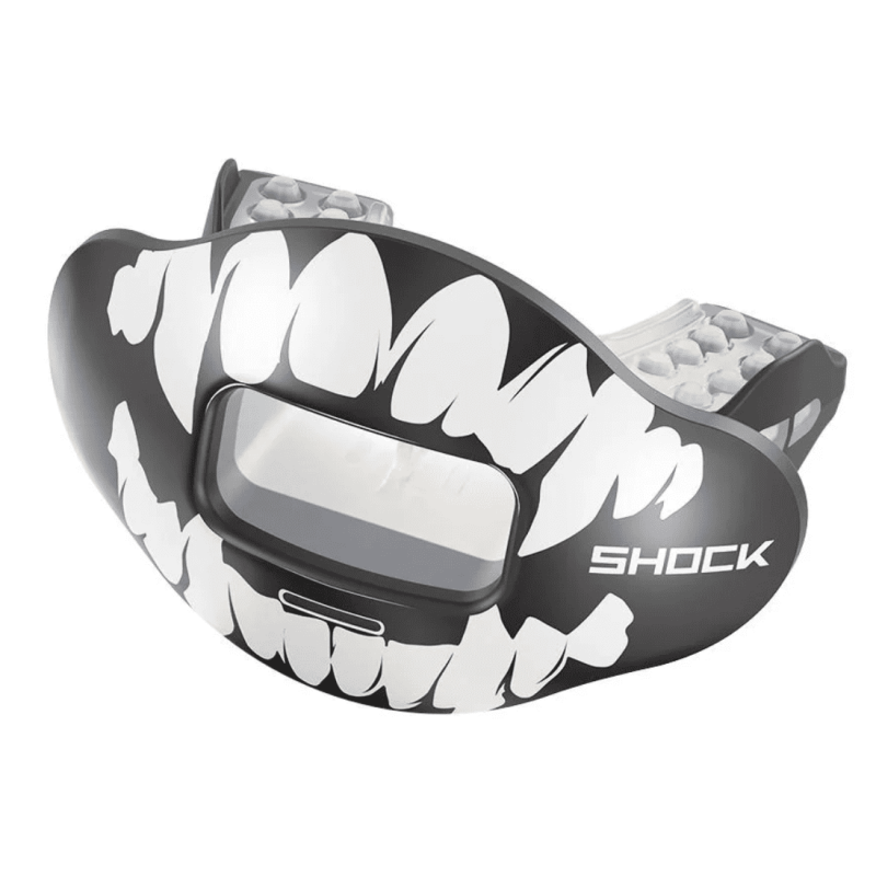 Shock Doctor Lip Guard Mouthguard with MaxAirFlow Breathing Channel - Football Protective Gear