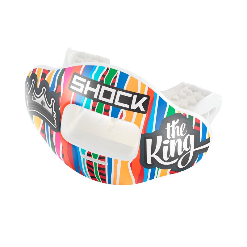 Shock Doctor Max Airflow 2.0 Lip Guard - Breathable Sports Mouthguard, One Size, Gold