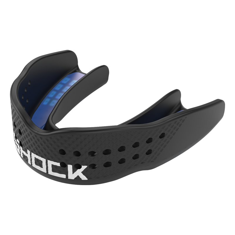 Strapless Mouthguard for Sports - Black & White Adult Protective Gear