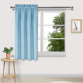Blackout Curtains Rod Pocket Room Darkening Window Drape - 37.8 x 44.9 Inch