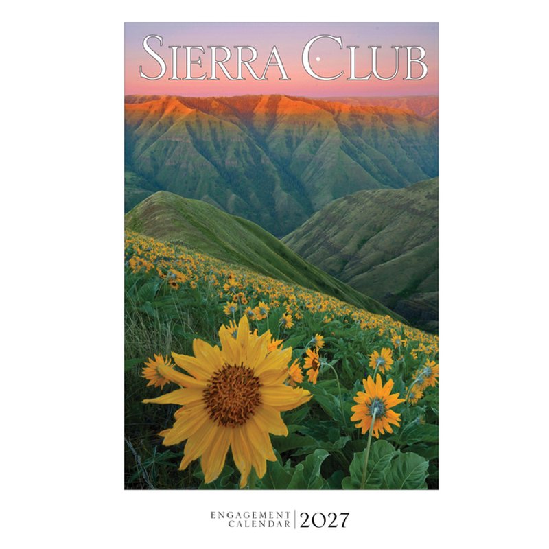 2027 Sierra Club Engagement Calendar - Eco-Friendly Nature Photography, Weekly Planner, 120 Pages