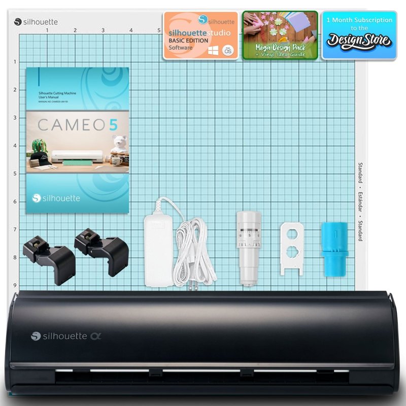 Silhouette Cameo 5 Alpha Vinyl Cutting Machine 12-inch Bluetooth