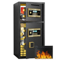 Large Fireproof Waterproof Security Safe with Digital LCD and Deposit Slot