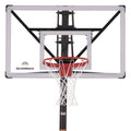 In-Ground Basketball Hoop with 54-Inch Infinity Edge Backboard & Height Adjustment