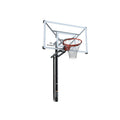 In-Ground Basketball Hoop with 54-Inch Backboard and Adjustable Height