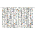 Floral Pattern Blackout Curtains 42x54 Inch - 2 Panels for Bedroom & Study