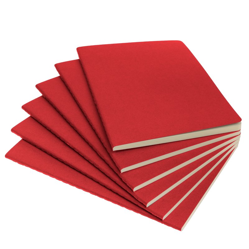 A5 Dot Grid Bullet Journal Set - 6 Soft Cover Notebooks for Planning and Creativity