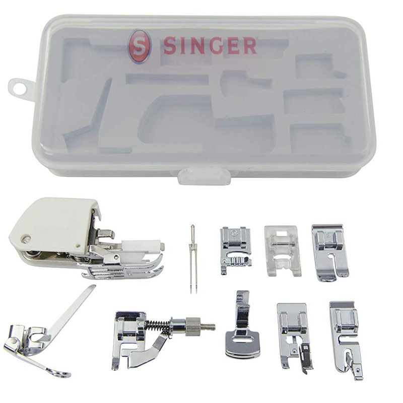 SINGER Sewing Machine Presser Foot Kit with Multiple Accessories