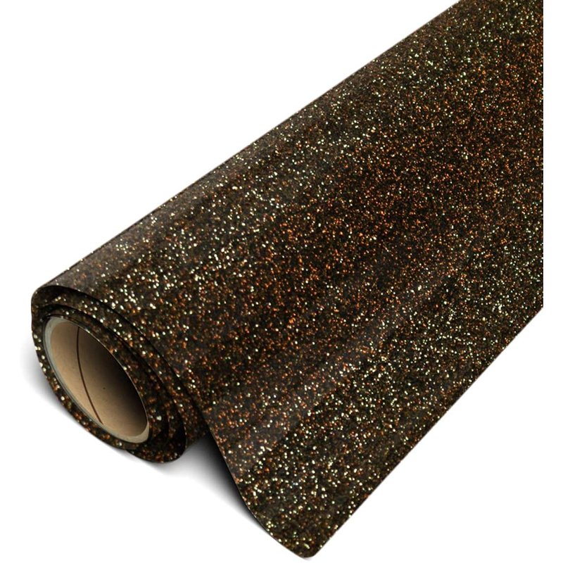 Glitter Heat Transfer Vinyl Roll 12x5ft for Custom Apparel & Crafts