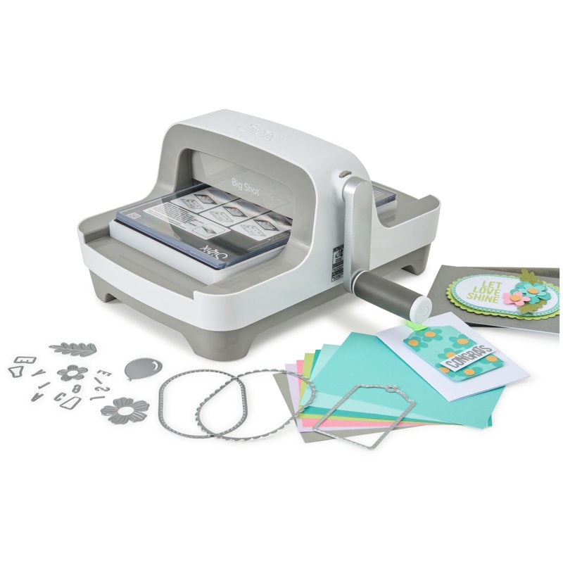 Die-Cutting and Embossing Machine with Starter Kit - Versatile Craft Tool