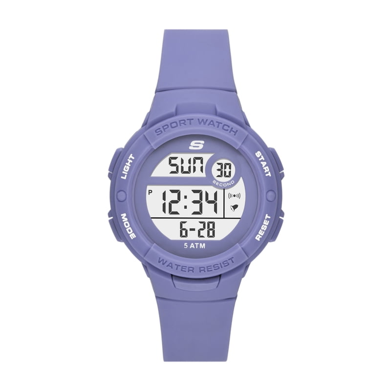 Digital Chronograph Watch for Women - Purple 42MM Water-Resistant