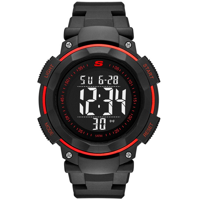 Digital Chronograph Watch for Men - Water Resistant Sport Watch SR1022W