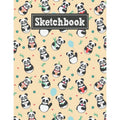 8.5 x 11 Sketchbook for Drawing & Sketching - Panda Cover Design, 110 Pages
