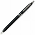 Refillable Ballpoint Pen with Medium Point - Black Ink, 12 Pack