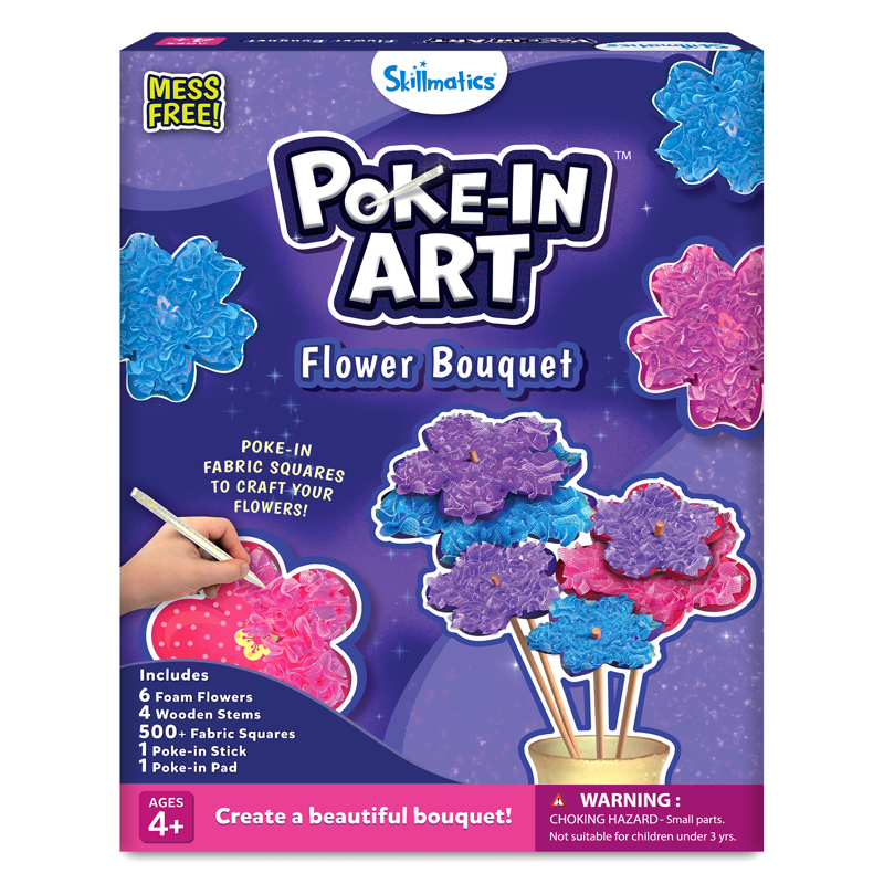 Mess-Free DIY Flower Bouquet Craft Kit for Kids - Creative Art Set