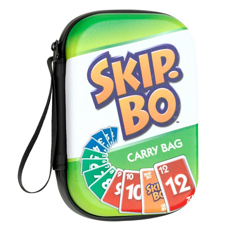 Skip-Bo Card Game Carry Bag Waterproof Travel Organizer with Strap