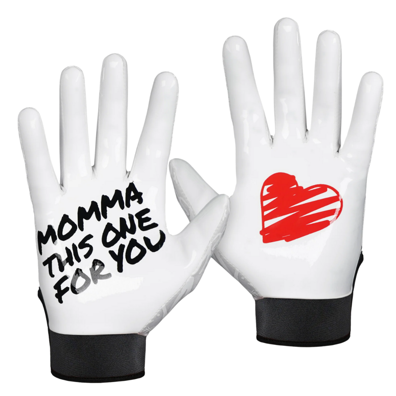 Ultra Sticky Football Receiver Gloves - Lightweight, Durable, Padded Comfort
