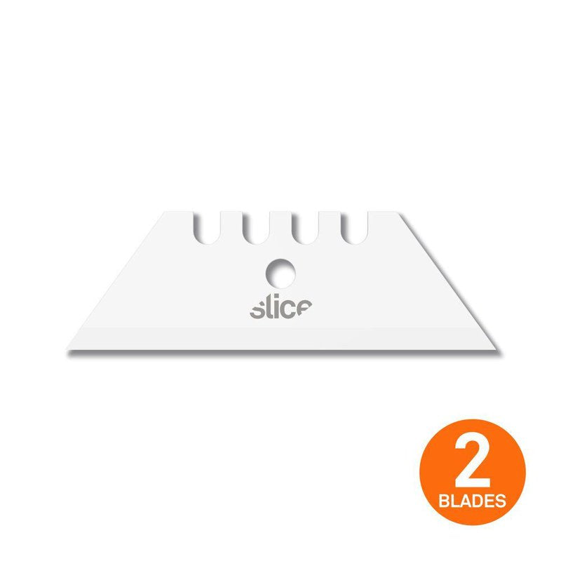 Ceramic Utility Blades with Pointed Tip - Finger-Friendly, Rust-Free Pack of 2