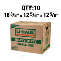 Heavy-Duty Double Wall Moving & Shipping Box - Small 16.4 x 12.6 x 12.6 inches