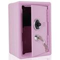 Mini Metal Kids Safe Box with Lock and Keys for Home Storage & Saving