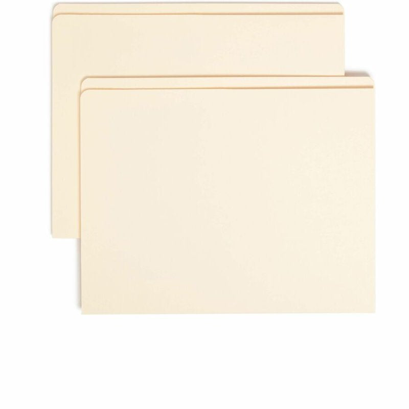 File Folders with Media Pocket - Manila, Letter Size, 50 Pack