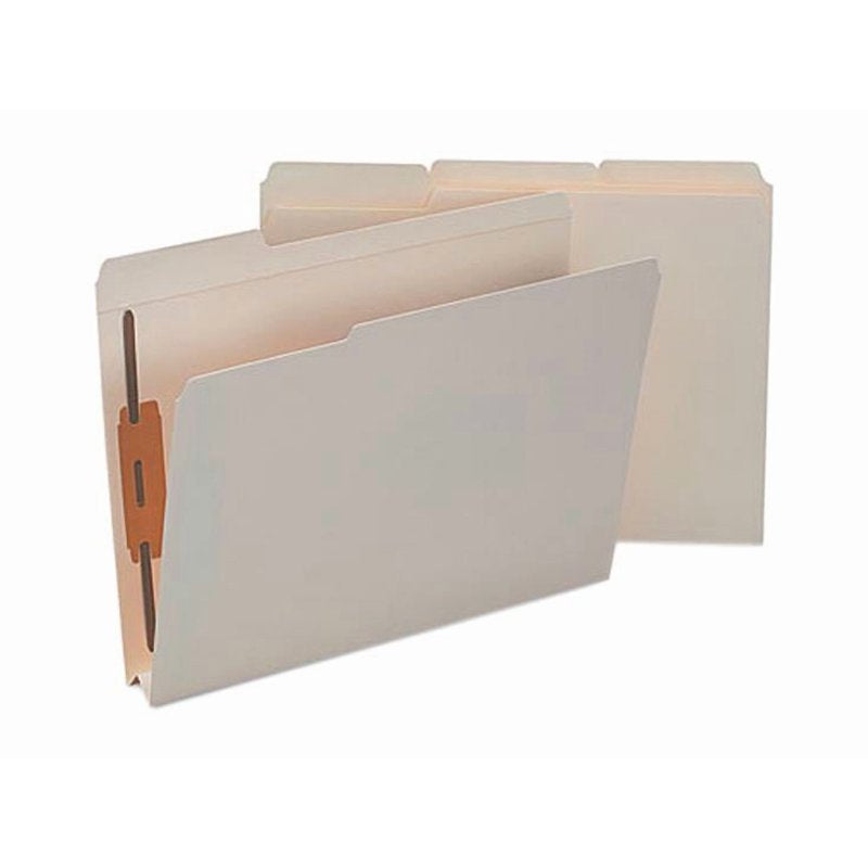 Manila File Folder with 1 1/2 Inch Expansion and Fasteners - Letter Size, 50 Pack