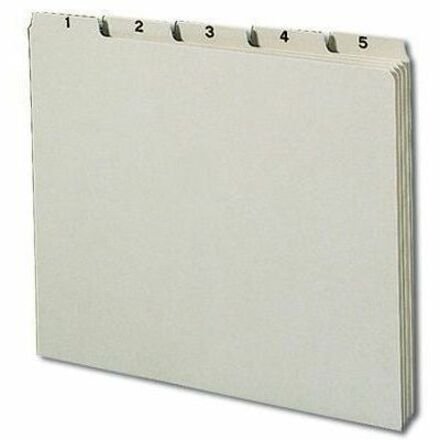 Recycled Top Tab File Guides Set of 31 - Durable Pressboard Office Organization
